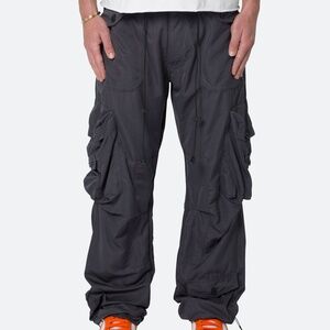 mnml Lightweight Cinch Cargo Pants - Faded Black Size SFaded Black / S